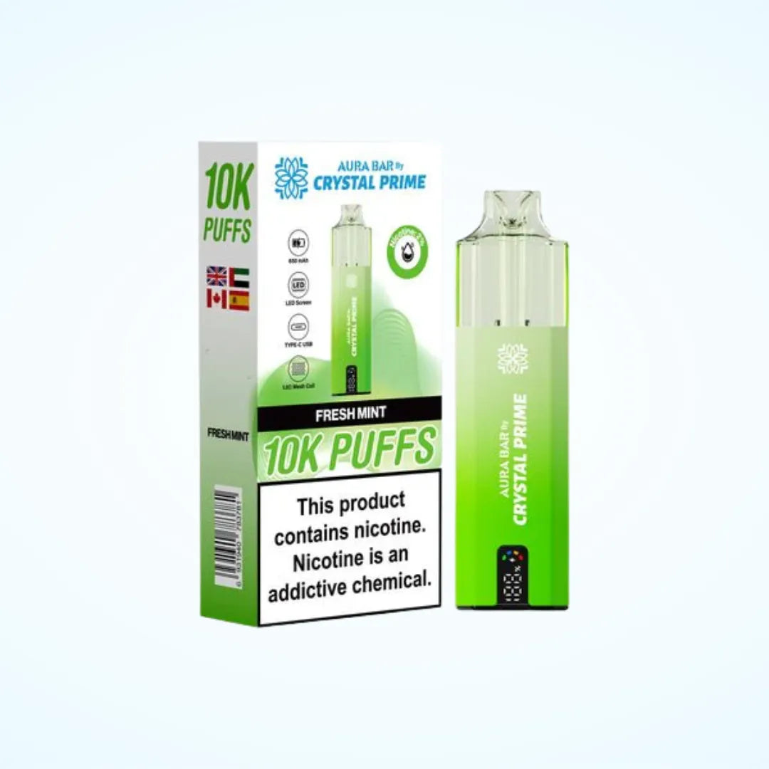 Crystal Prime 10000 Puffs Prefilled Pod Kit | Only £9.99 | Any 3 for £27