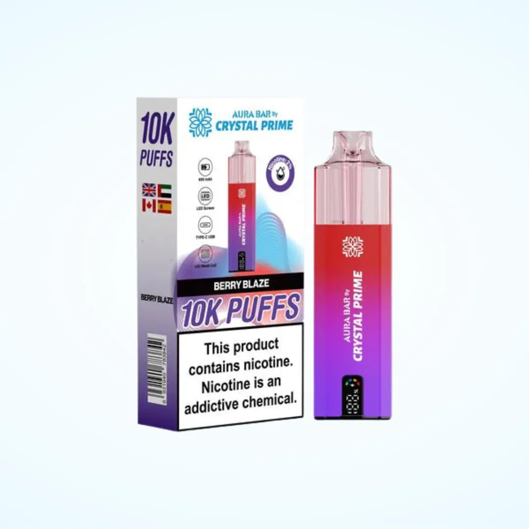 Crystal Prime 10000 Puffs Prefilled Pod Kit | Only £9.99 | Any 3 for £27