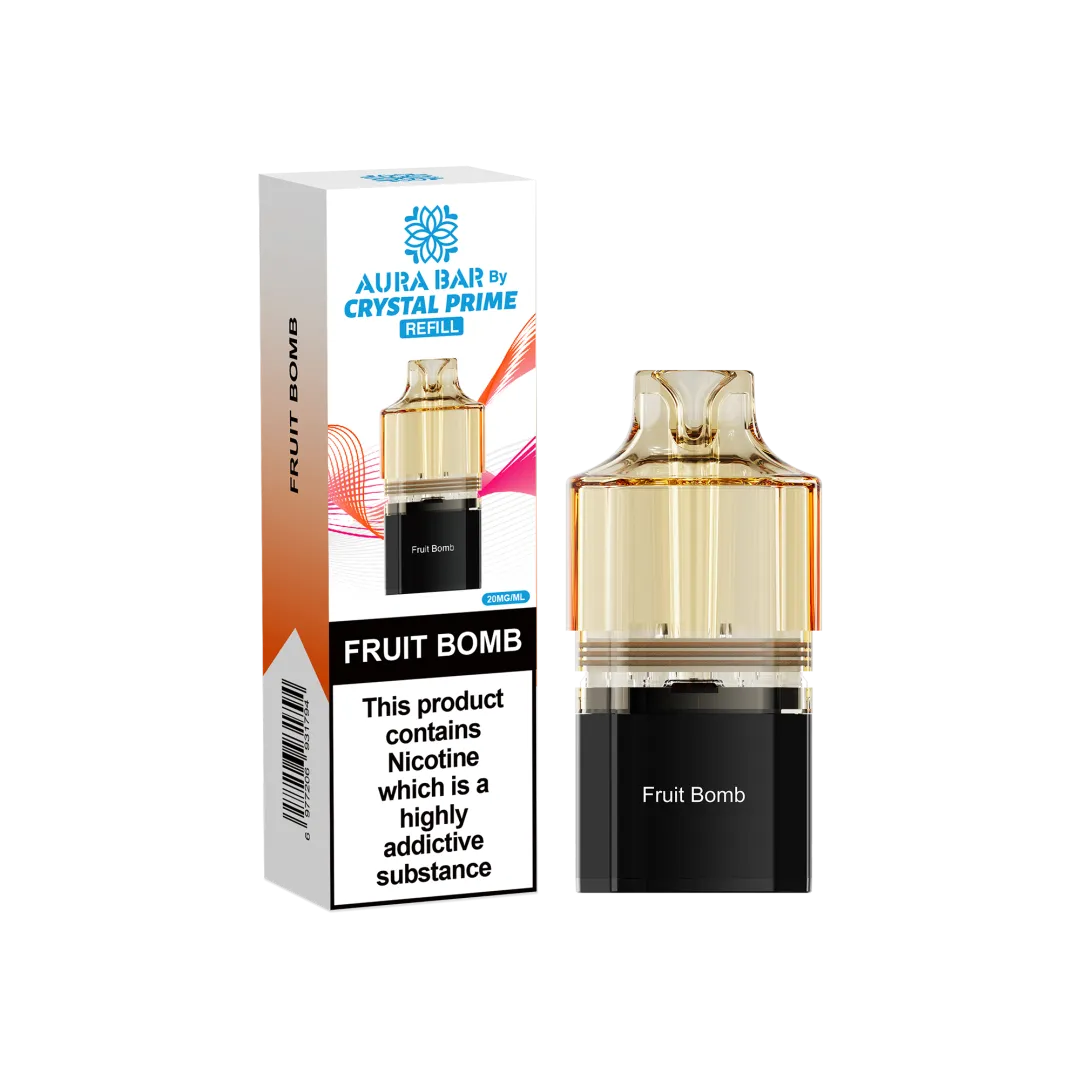 Crystal Prime 10000 Prefilled Refill Pods| Aura Bar | Only £5.99 | Any 3 for £16