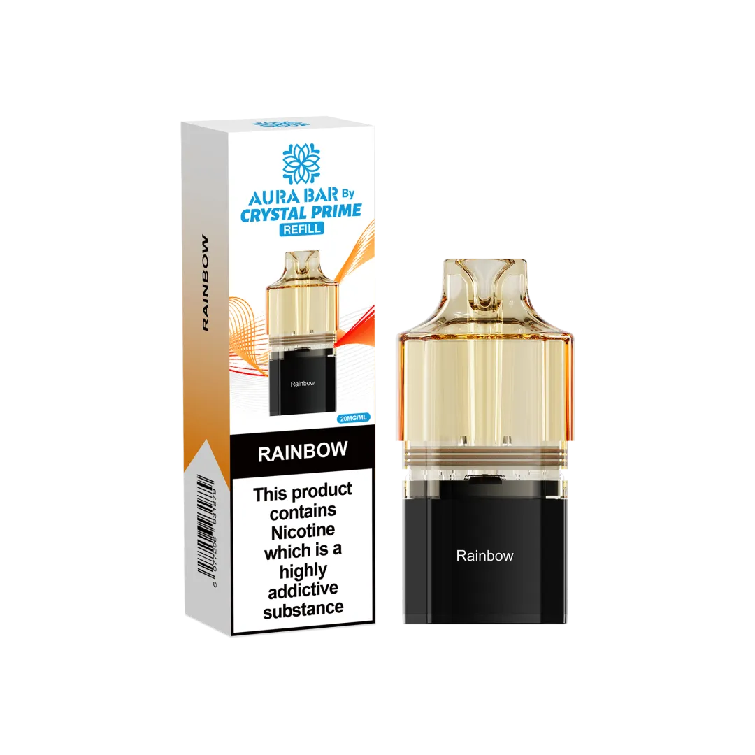 Crystal Prime 10000 Prefilled Refill Pods| Aura Bar | Only £5.99 | Any 3 for £16