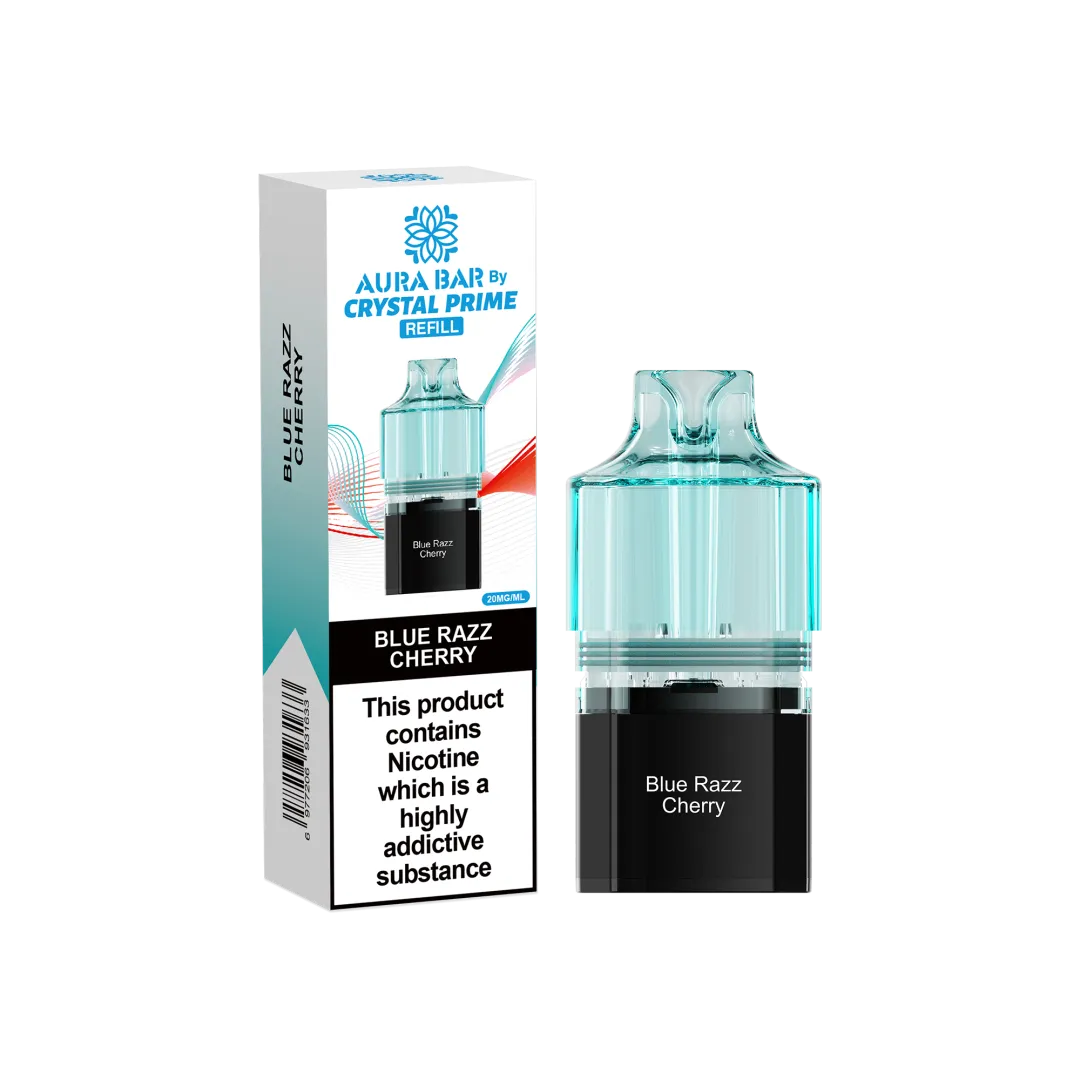 Crystal Prime 10000 Prefilled Refill Pods| Aura Bar | Only £5.99 | Any 3 for £16
