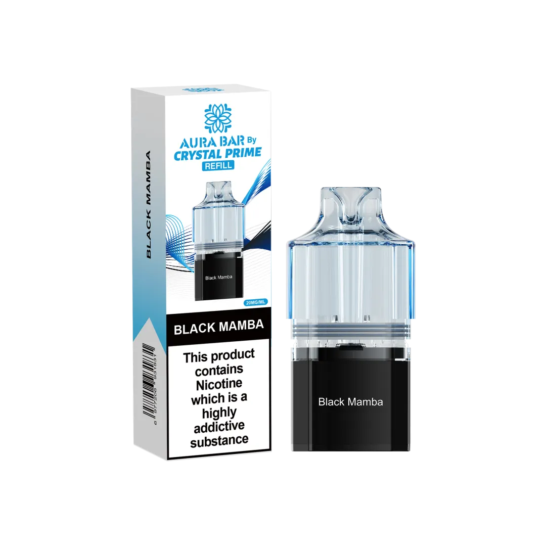 Crystal Prime 10000 Prefilled Refill Pods| Aura Bar | Only £5.99 | Any 3 for £16