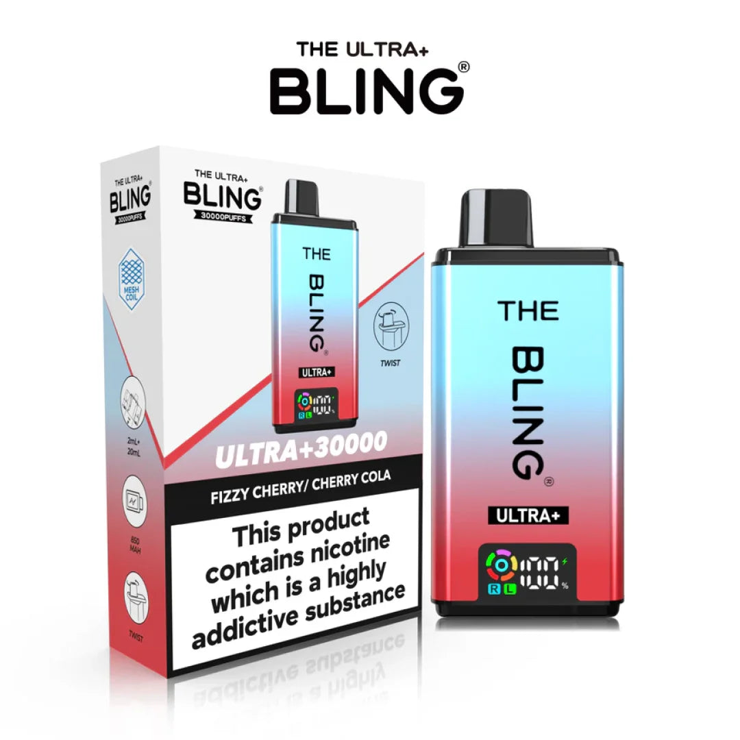The Bling Ultra Plus 30000+ Puffs Prefilled Pod Kit | Only £11.99 | Any 3 for £34