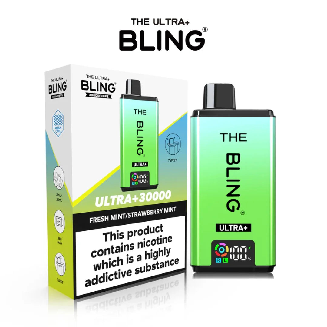 The Bling Ultra Plus 30000+ Puffs Prefilled Pod Kit | Only £11.99 | Any 3 for £34