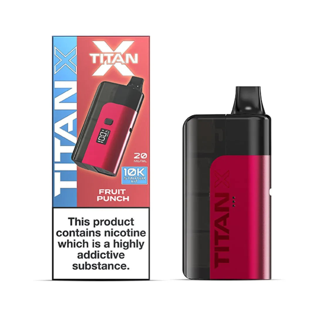 Titan X 10K Puffs Prefilled Vape Kit | Only £9.99 | Any 3 for £27