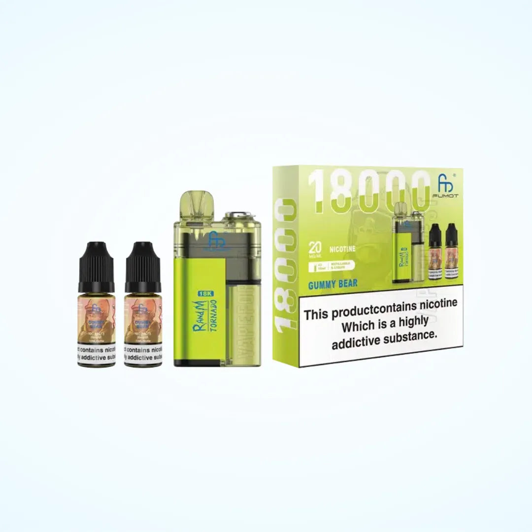 RANDM Fumot Tornado 18000 Puffs Vape Kit | Only £10.99| Any 3 for £30