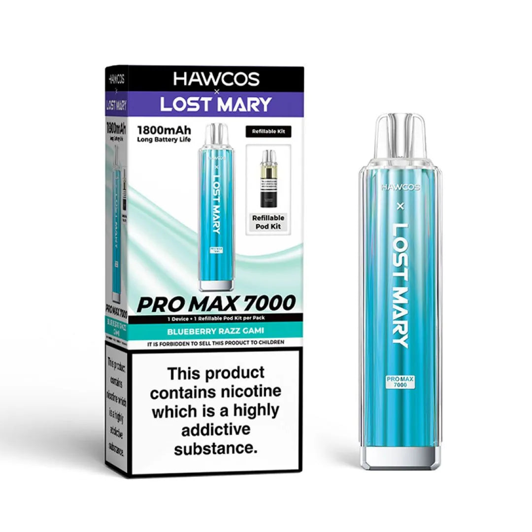 Hawcos x Lost Mary Pro Max 7000 Refillable Pod Kit | Only £8.99 | Any 3 for £24