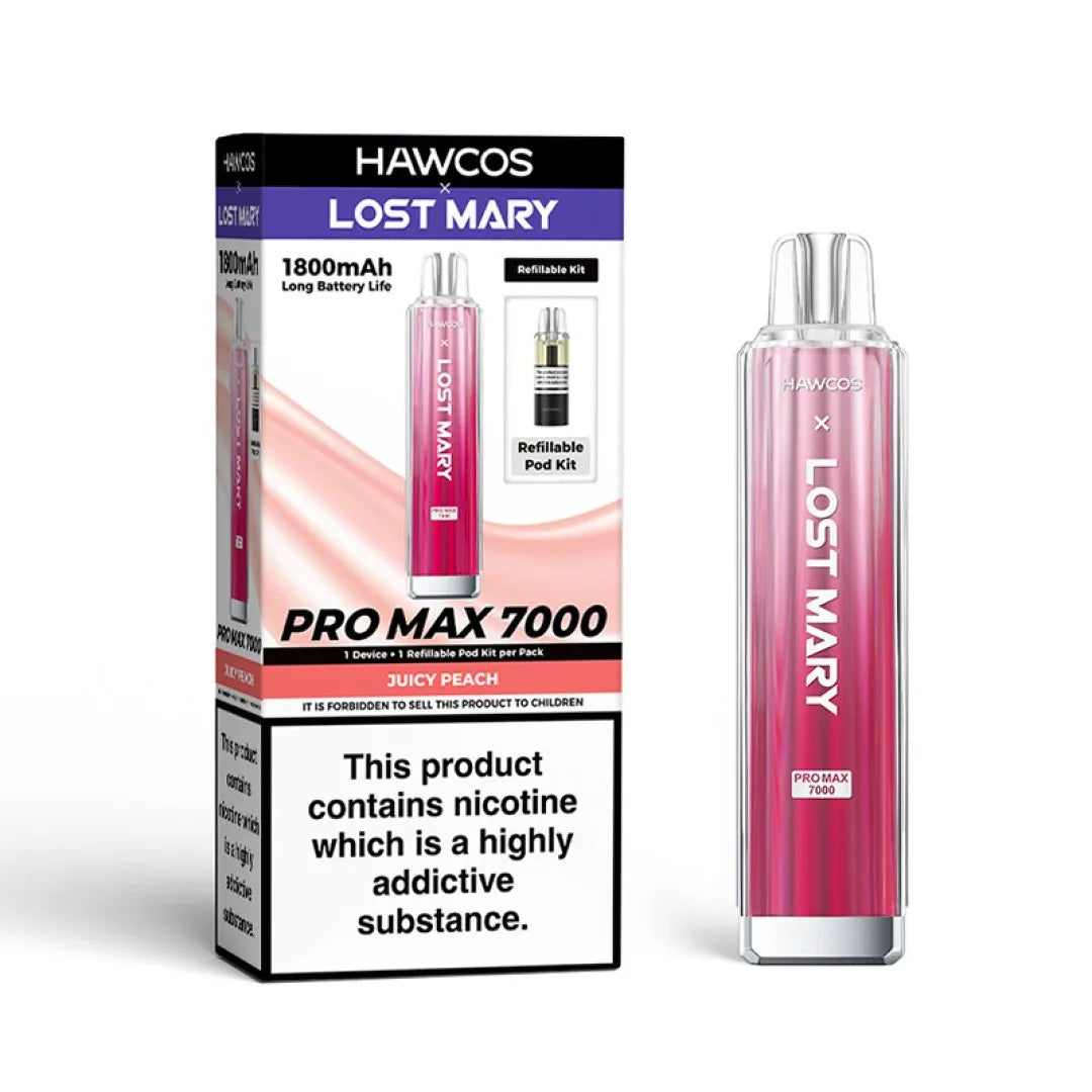 Hawcos x Lost Mary Pro Max 7000 Refillable Pod Kit | Only £8.99 | Any 3 for £24