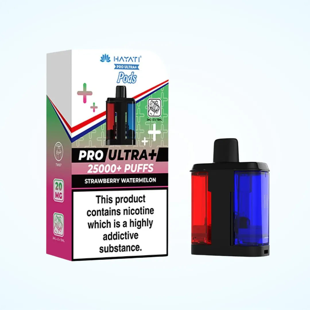 Hayati Pro Ultra Plus 25K Prefilled Refill Pods | Only £9.99 | Any 3 for £27