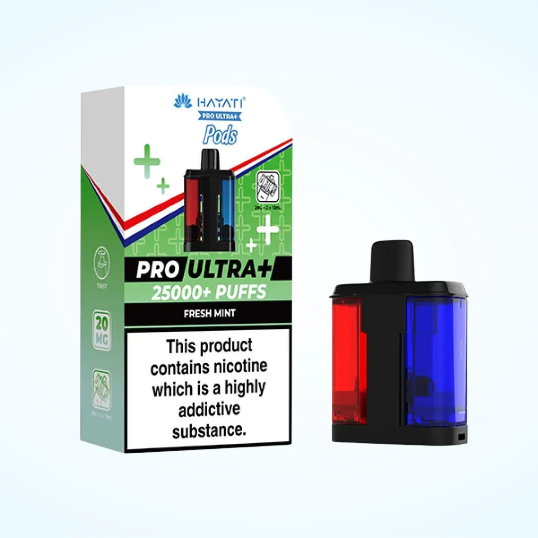 Hayati Pro Ultra Plus 25K Prefilled Refill Pods | Only £9.99 | Any 3 for £27