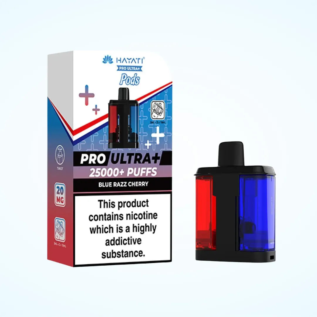 Hayati Pro Ultra Plus 25K Prefilled Refill Pods | Only £9.99 | Any 3 for £27
