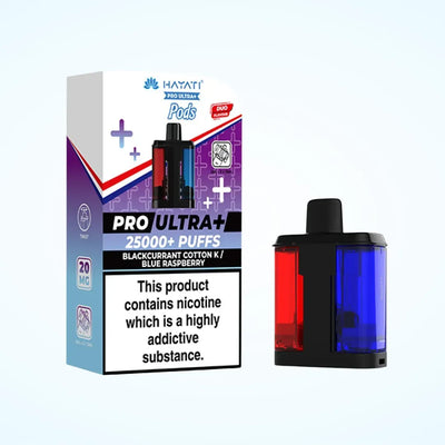 Hayati Pro Ultra Plus 25K Prefilled Refill Pods | Only £9.99 | Any 3 for £27