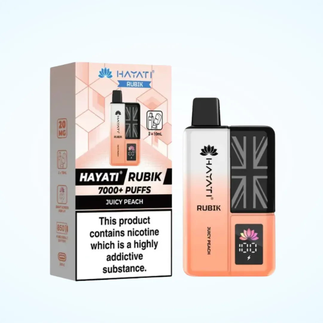 Hayati Rubik 7000 Puffs Prefilled Vape Kit | Only £8.99 | Any 3 for £26