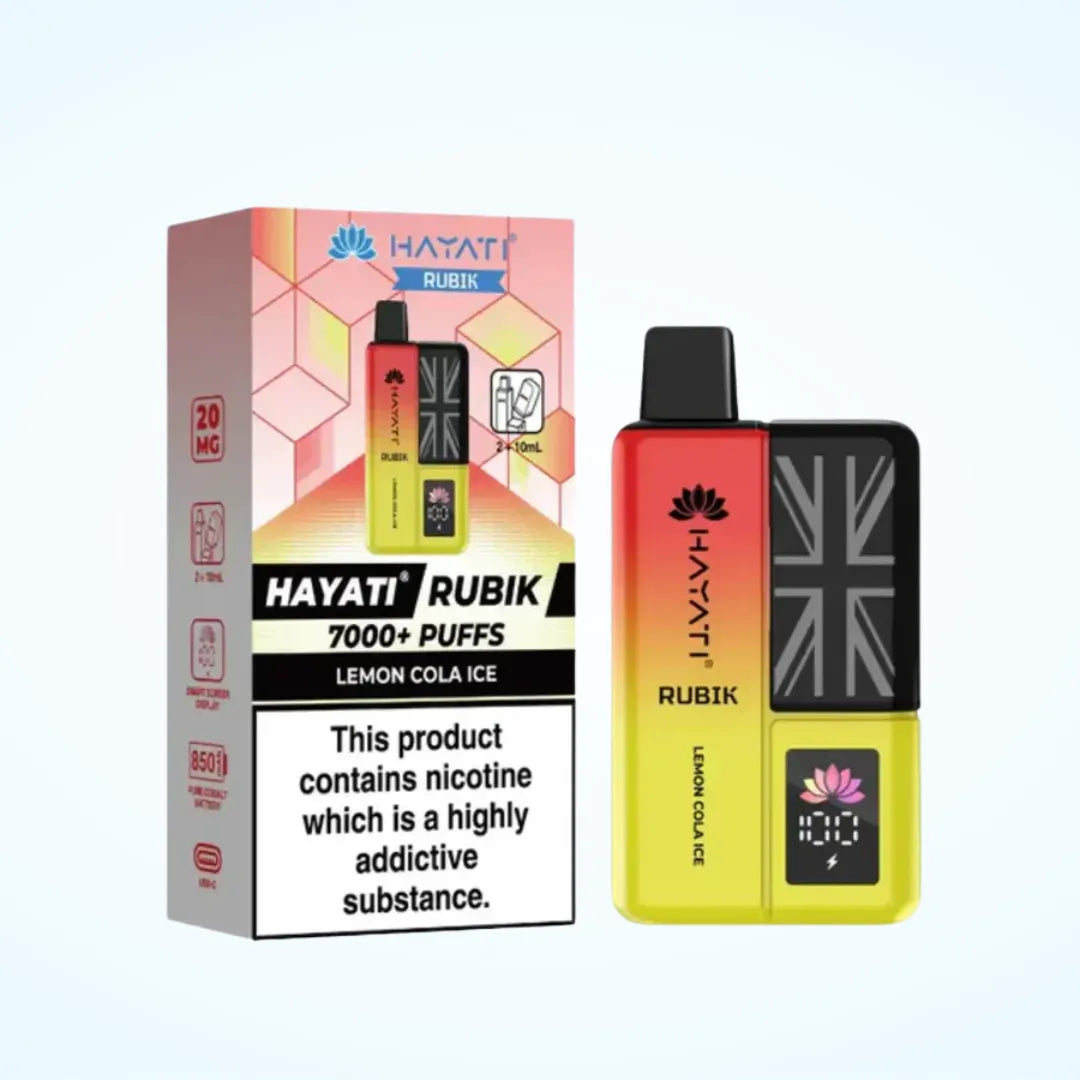 Hayati Rubik 7000 Puffs Prefilled Vape Kit | Only £8.99 | Any 3 for £26