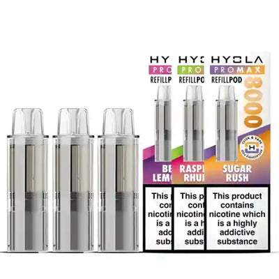 Hyola Pro Max 8000 Puffs Prefilled Refill Pods | Only £6.99 | Any 3 for £18