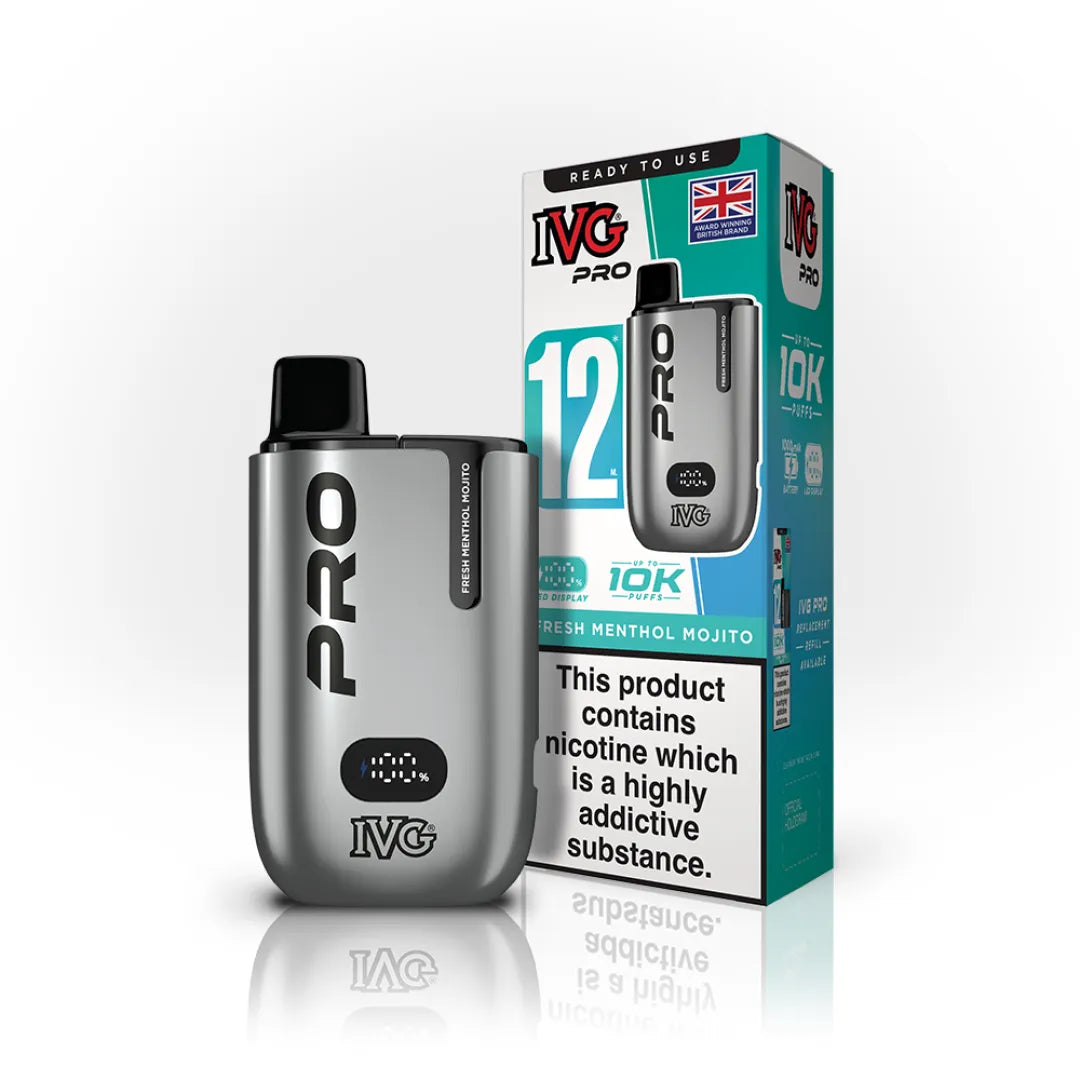 IVG Pro 12 10K Puffs Starter Kit | Only £8.99 | Any 3 for £24