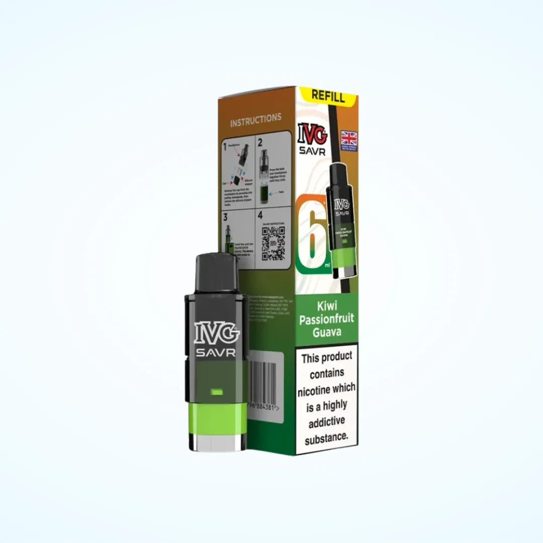 IVG SAVR Prefilled Pods | Only £4.99 | Any 3 for 14