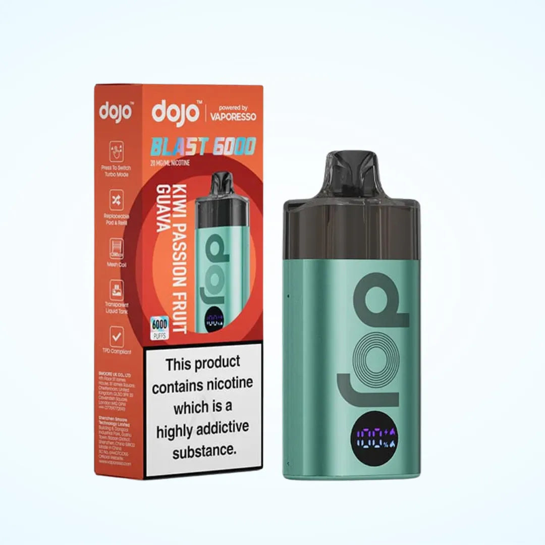 Vaporesso Dojo Blast 6000 Puffs Prefilled Pod Vape Kit | Only £7.99 | Any 3 for £22