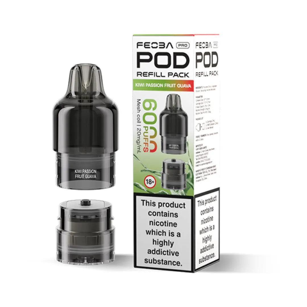 Feoba Pro 6K Prefilled Refill Pods | Only £4.99 | Any 3 for £14