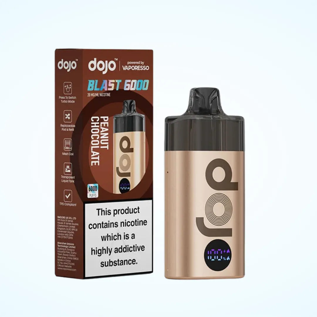Vaporesso Dojo Blast 6000 Puffs Prefilled Pod Vape Kit | Only £7.99 | Any 3 for £22