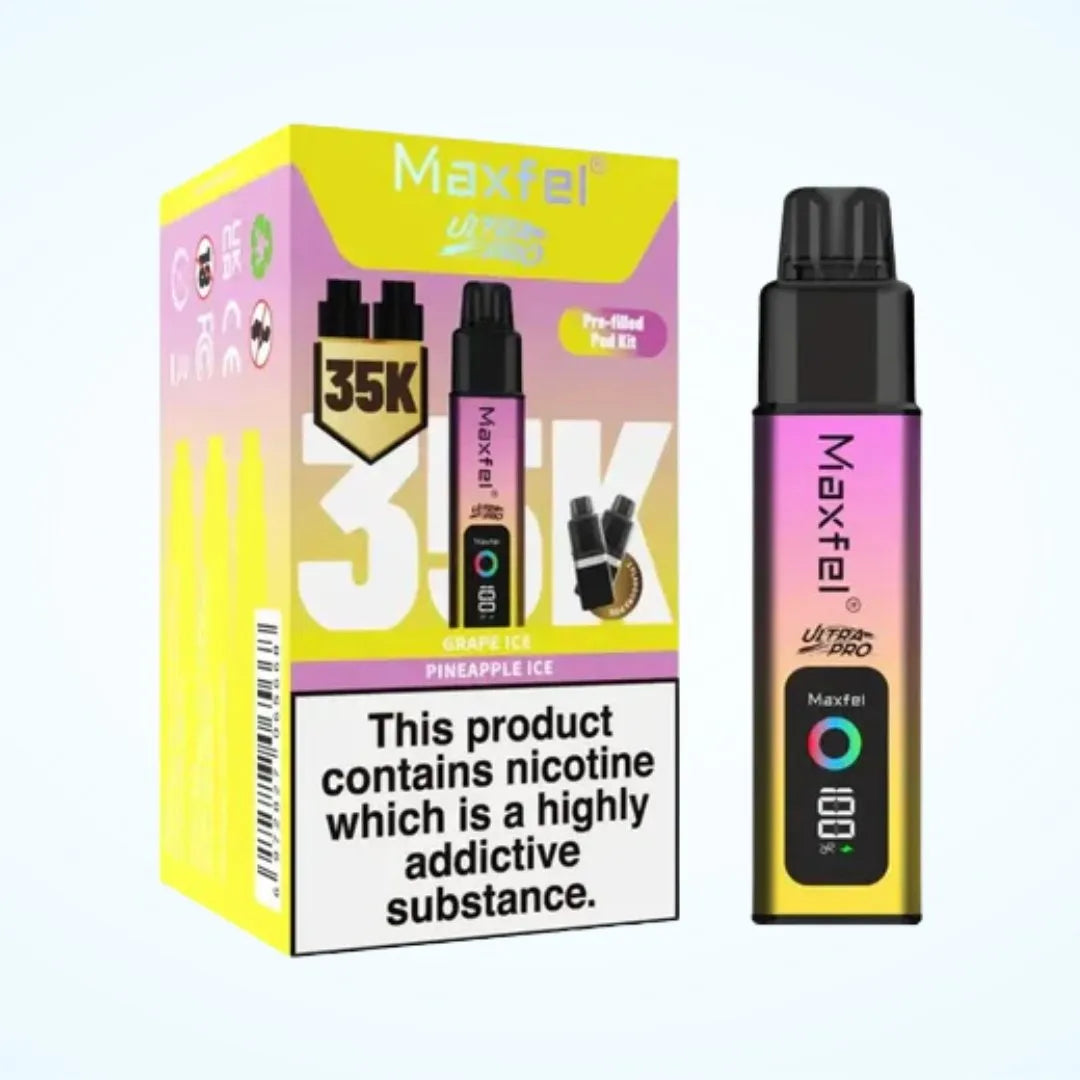 Maxfel Ultra Pro 35K Prefilled Vape Kit | Only £10.99 | Any 3 for £30