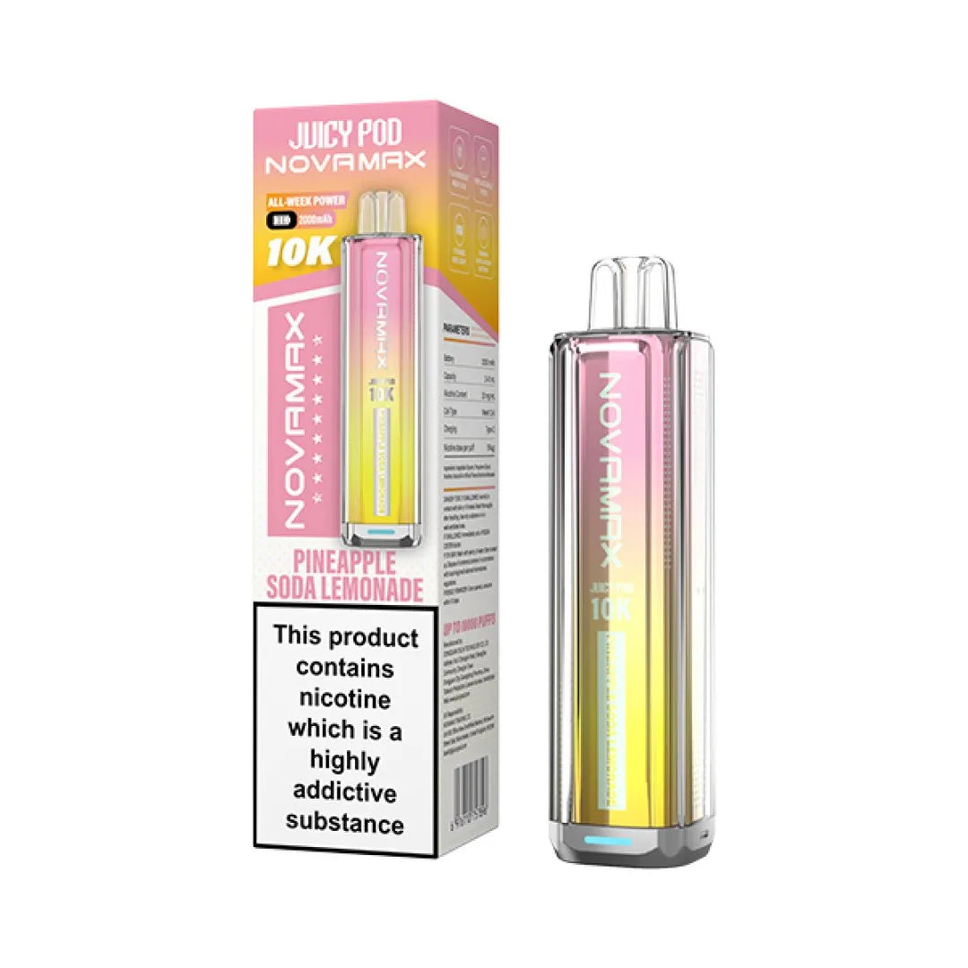 Juicy Pod NovaMax 10000 Puffs Pod Vape Kit | Only £8.99 | Any 3 for £24