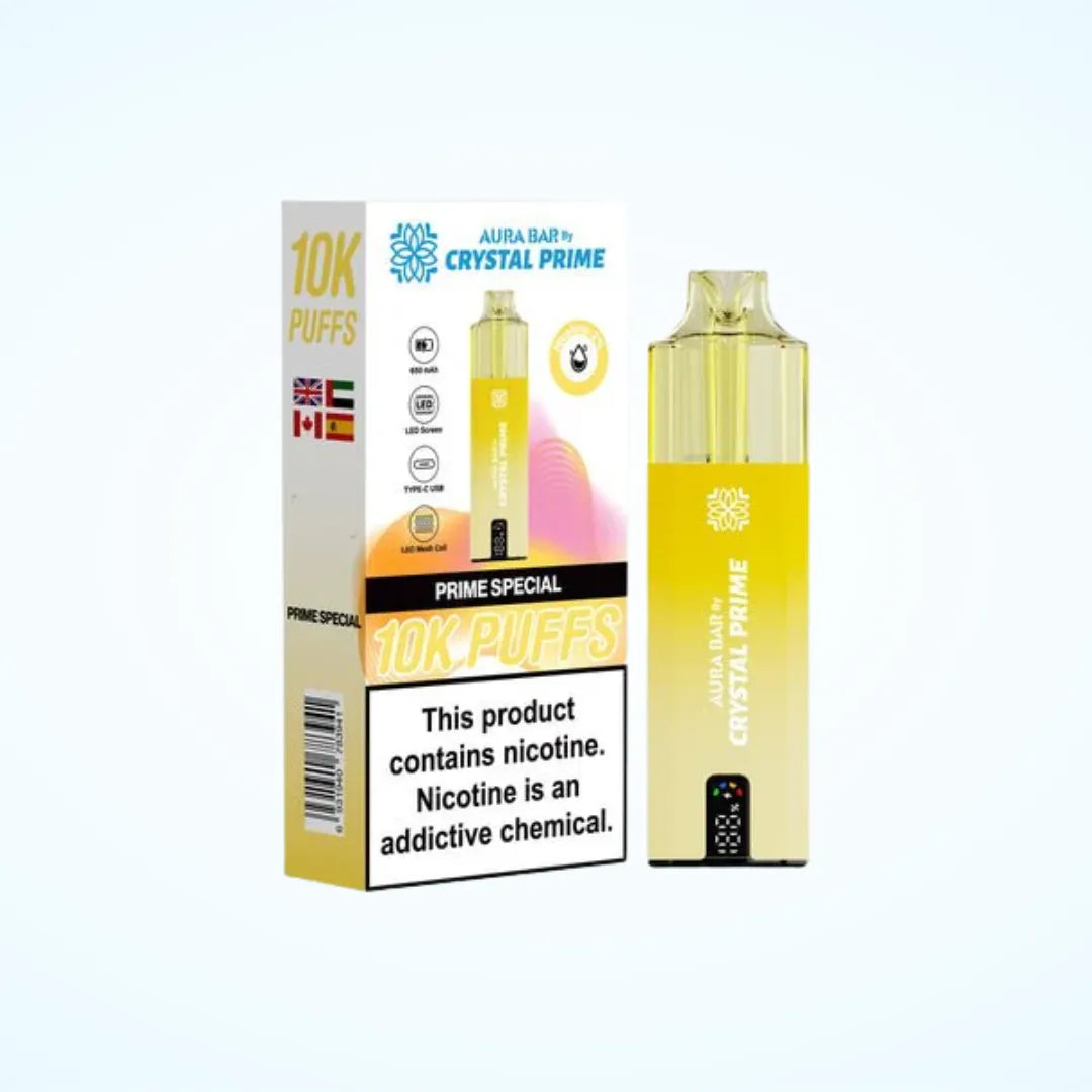 Crystal Prime 10000 Puffs Prefilled Pod Kit | Only £6.99 | Any 3 for £18