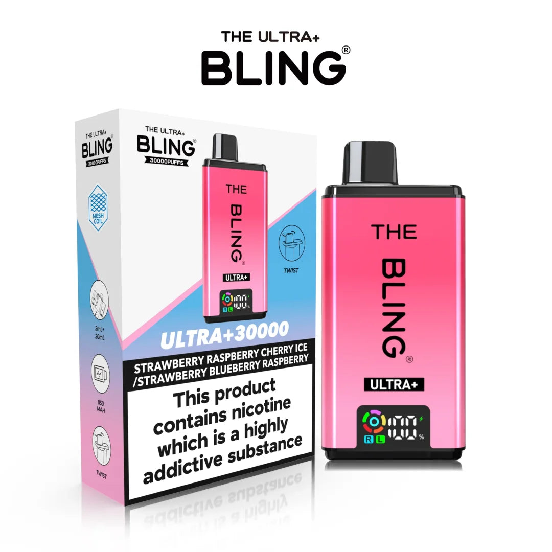 The Bling Ultra Plus 30000+ Puffs Prefilled Pod Kit | Only £11.99 | Any 3 for £34