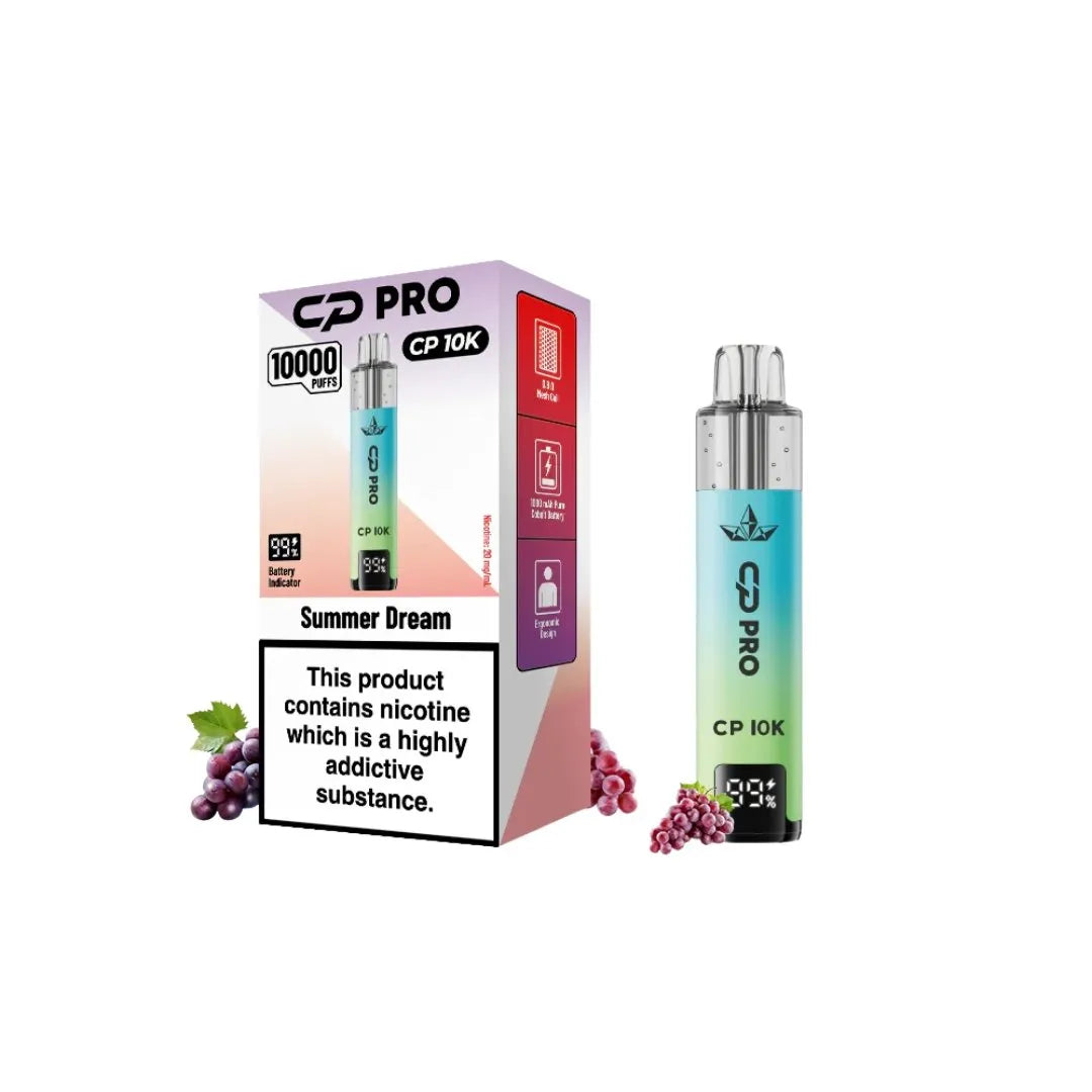 Crystal Pro CP 10K Puffs Prefilled Pod Kit | Only £8.99 | Any 3 for £24