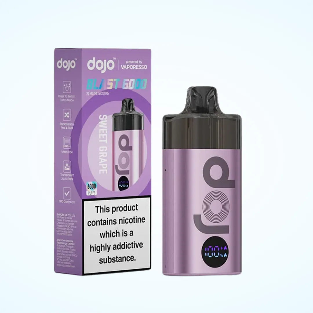 Vaporesso Dojo Blast 6000 Puffs Prefilled Pod Vape Kit | Only £7.99 | Any 3 for £22