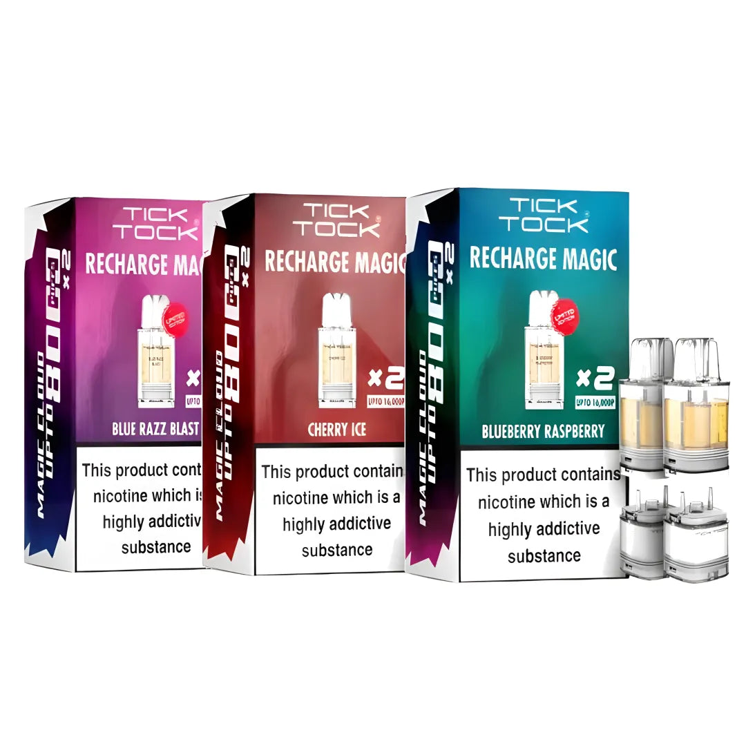 Tick Tock Magic 8000 Prefilled Refill Pods