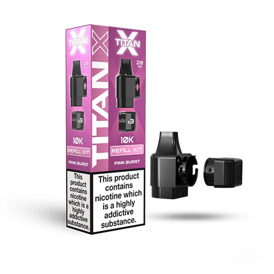 Titan X 10K Prefilled Refill Pods