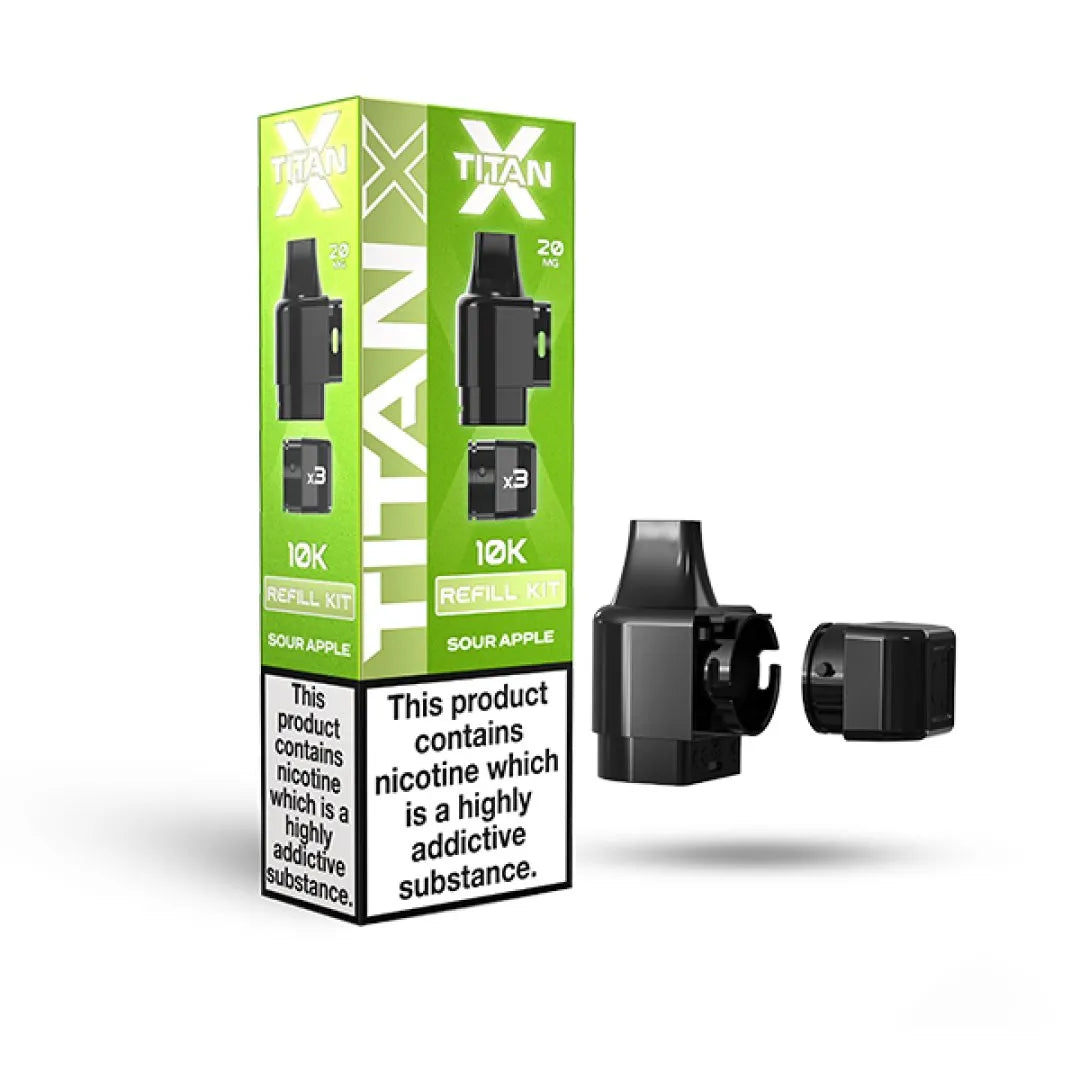Titan X 10K Prefilled Refill Pods
