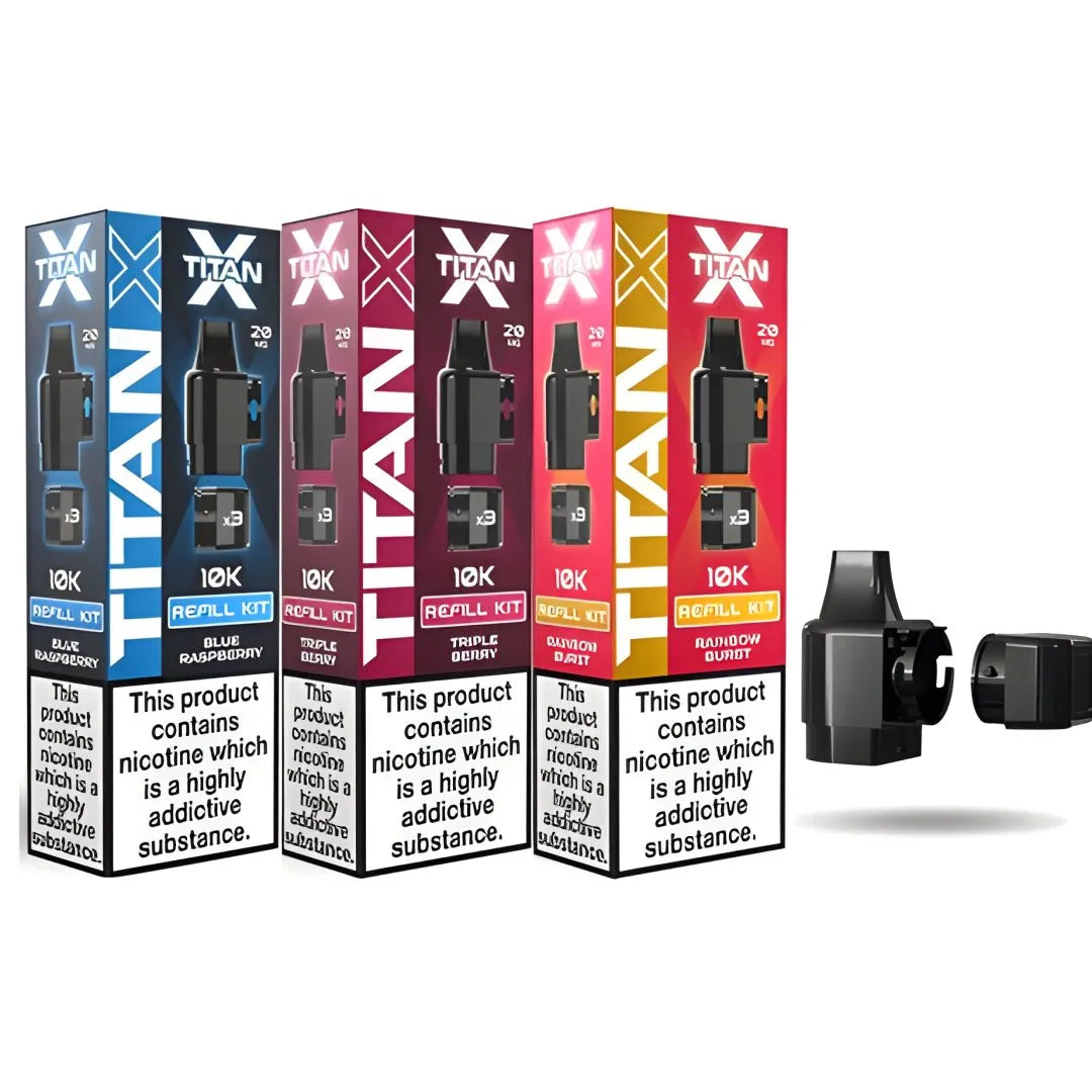 Titan X 10K Prefilled Refill Pods