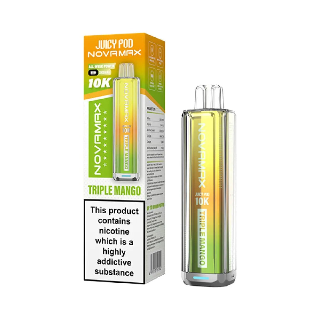 Juicy Pod NovaMax 10000 Puffs Pod Vape Kit | Only £8.99 | Any 3 for £24