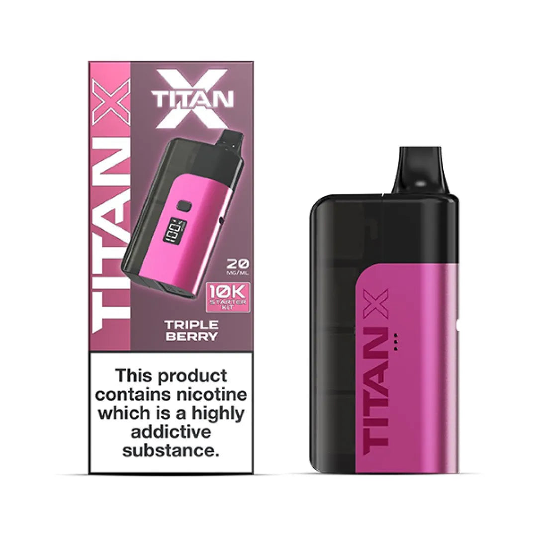 Titan X 10K Puffs Prefilled Vape Kit | Only £9.99 | Any 3 for £27