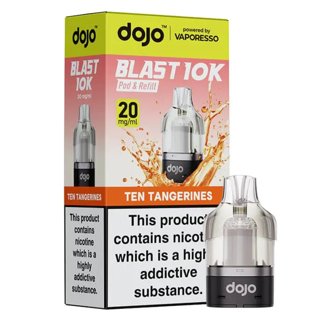 Vapouresso Dojo Blast 10K Puffs Prefilled Refill Pods